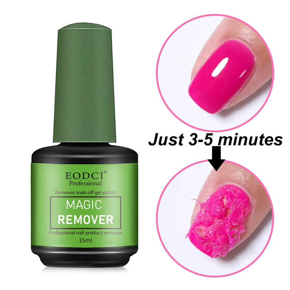 Dissolvant Eodci compatible avec ongles naturels et artificiels.