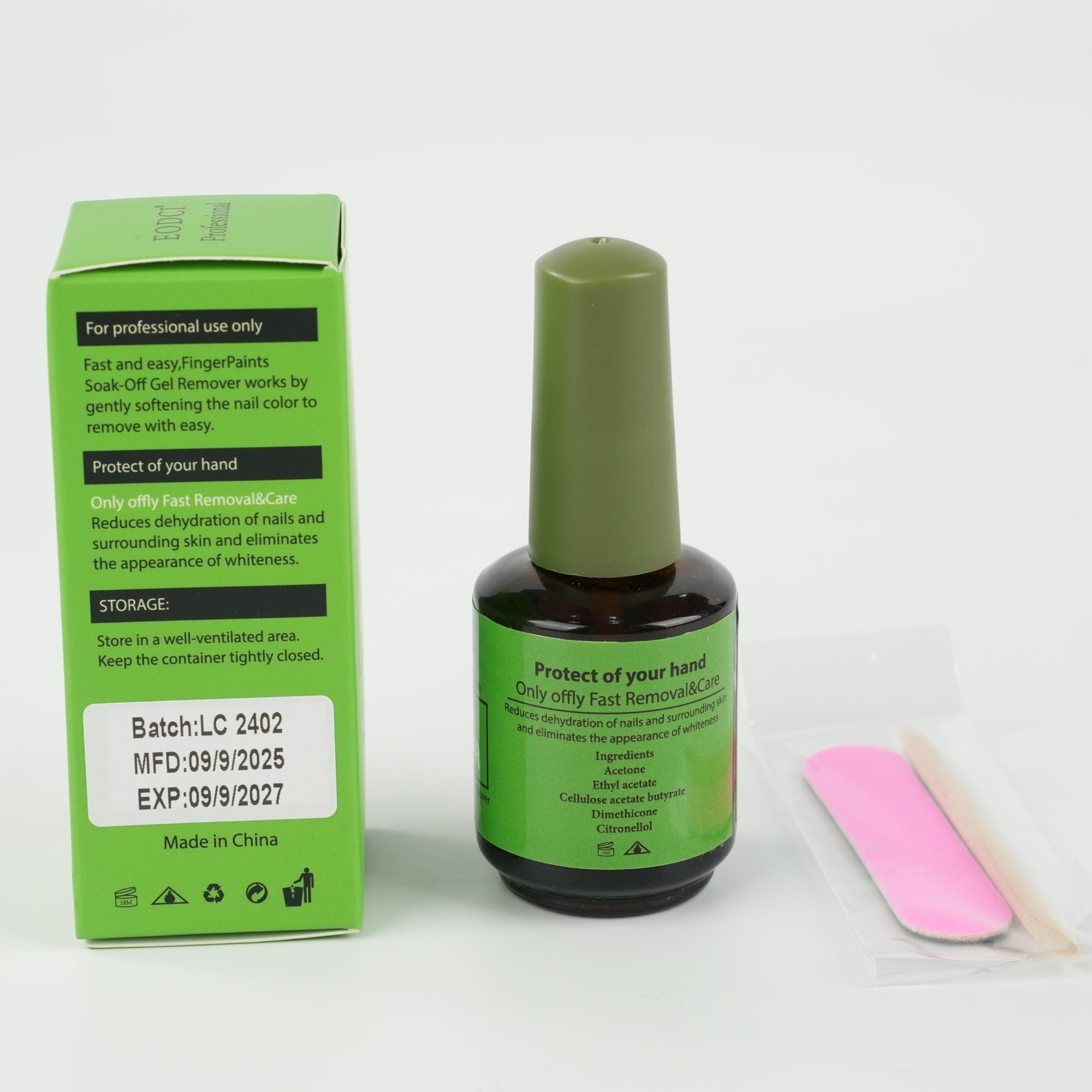 Nettoyage en douceur des ongles avec le dissolvant Eodci.