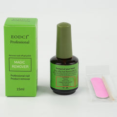 Dissolvant gel Eodci pour ongles, retrait rapide du gel.
