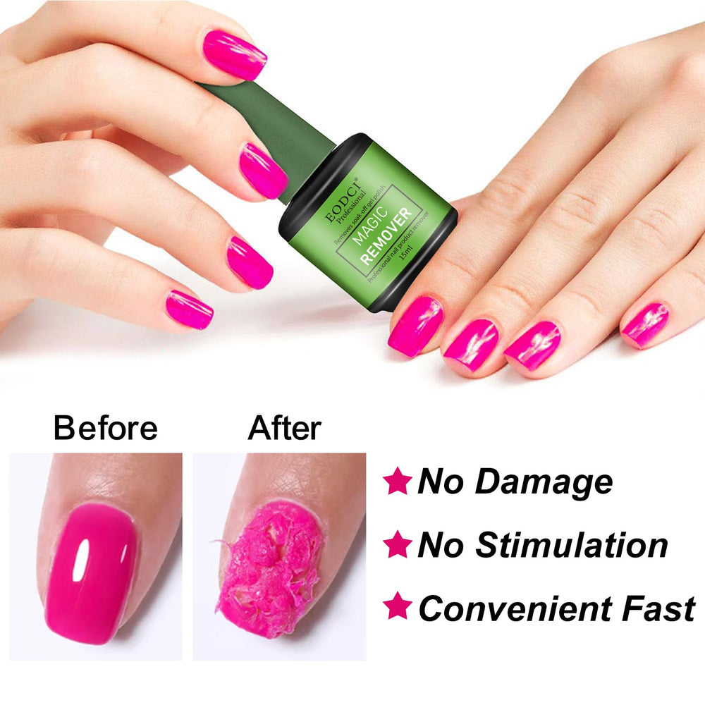 Dissolvant gel professionnel Eodci pour une utilisation sûre.