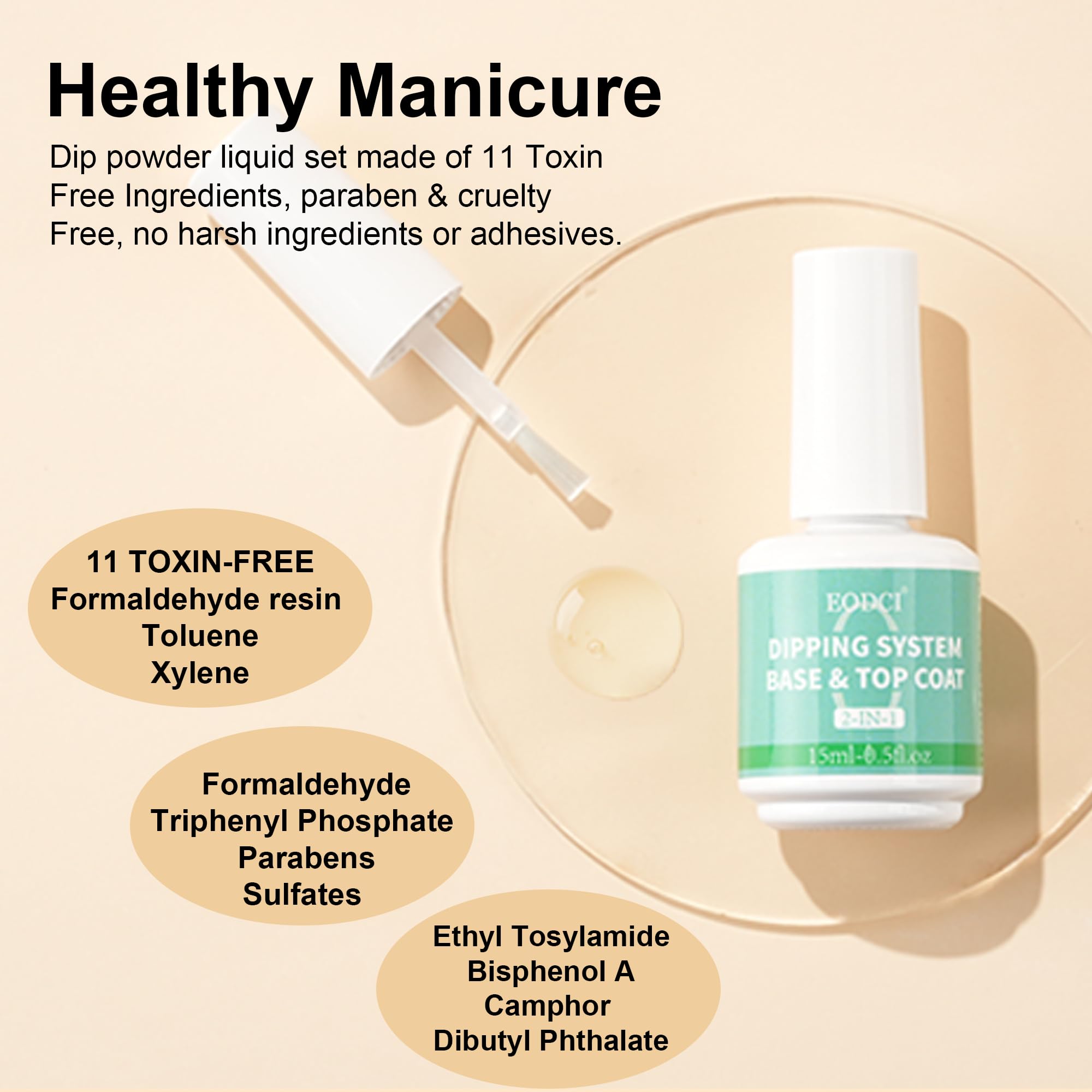 Top coat EODCI : brillance durable et protection anti-rayures.