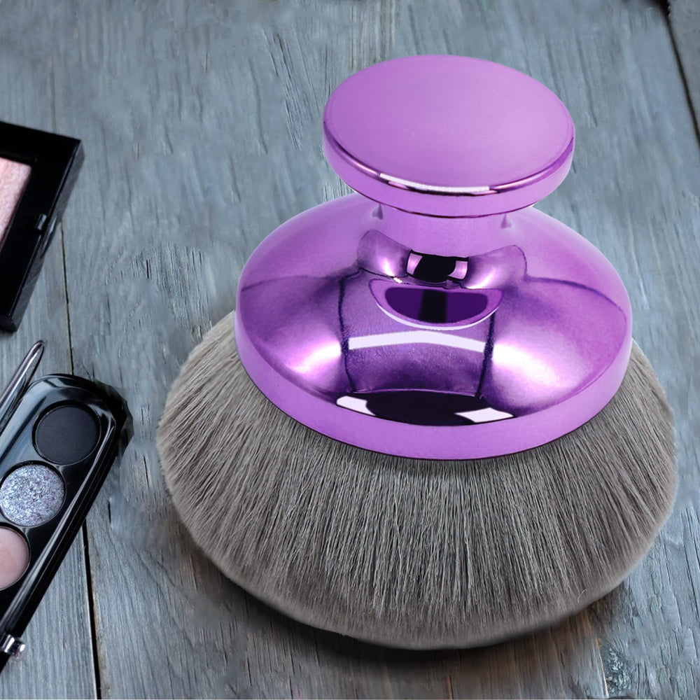 EOICCEOH pinceau kabuki étui violet – cadeau élégant pour les amateurs de beauté.