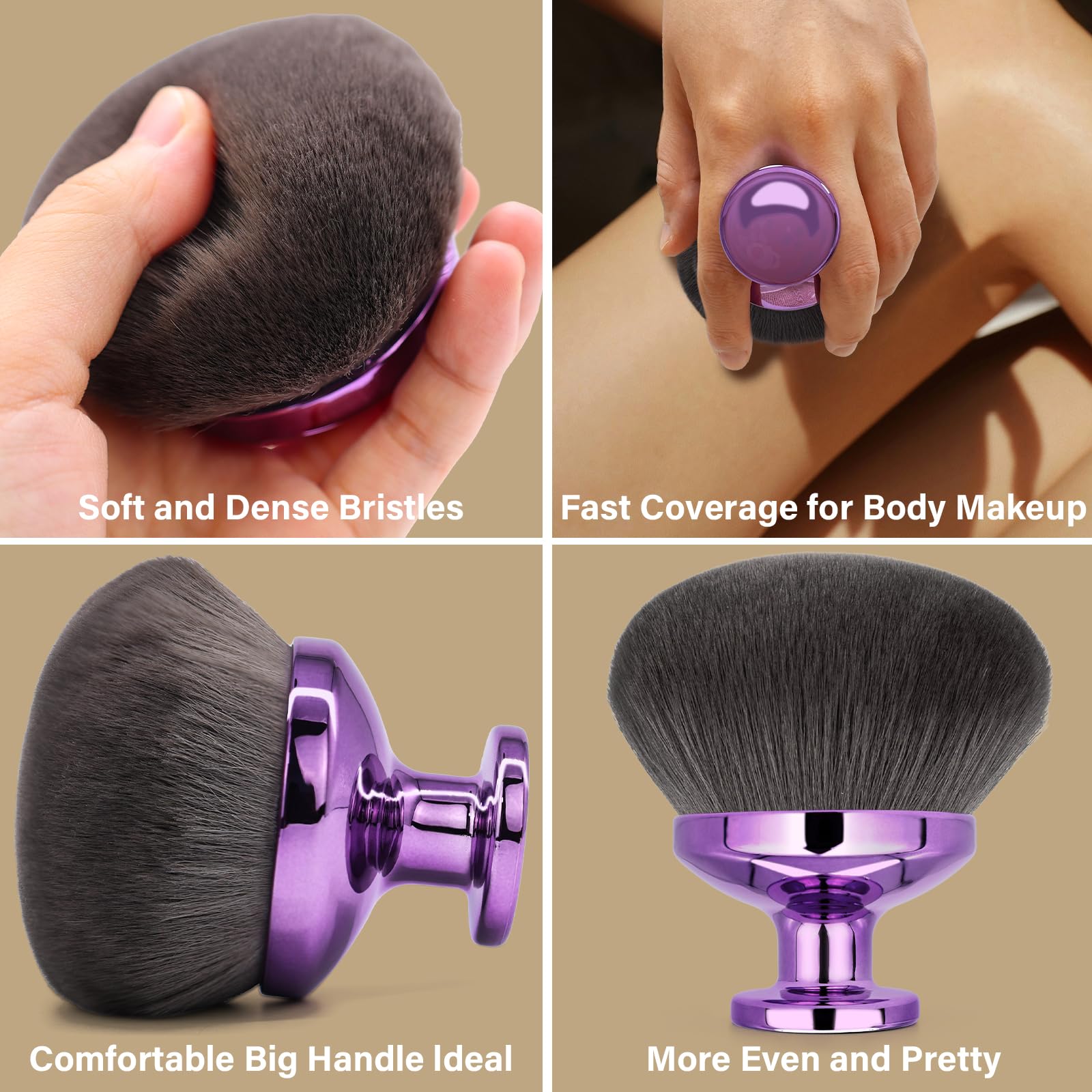 EOICCEOH pinceau kabuki poils vegan – douceur pour la peau.