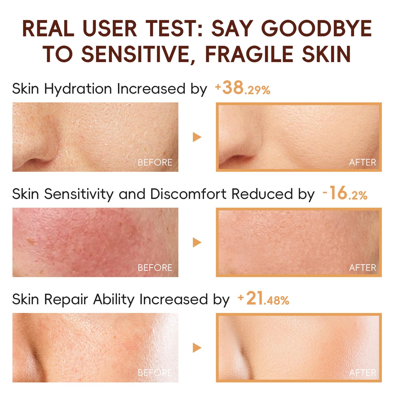EONFAVE crème contour des yeux pour réduire les tiraillements et les cernes.
