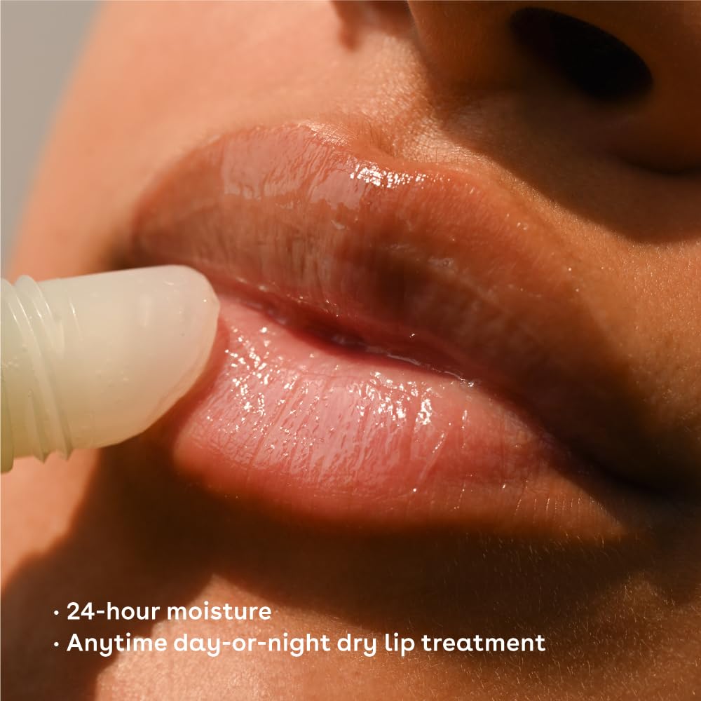 EOS Mini hydratation 24h, texture riche pour lèvres sèches.