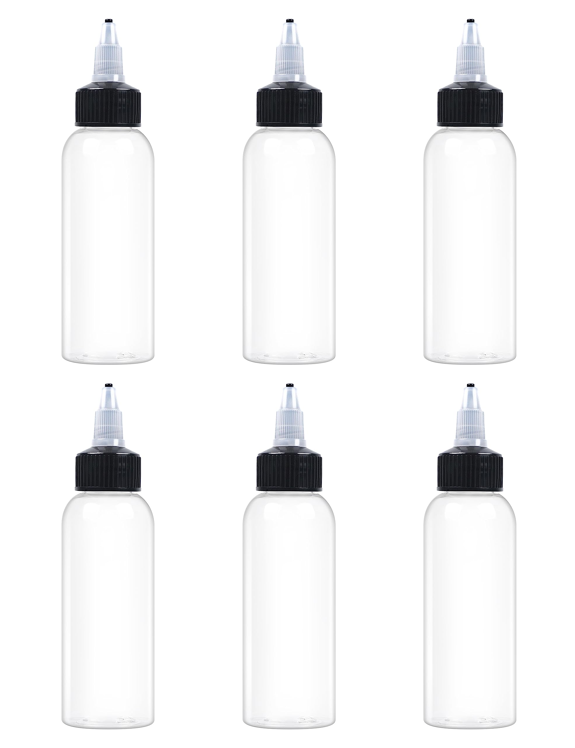EOSAU bouteilles doseuses 2 oz avec bouchon à vis pour doser les sauces.
