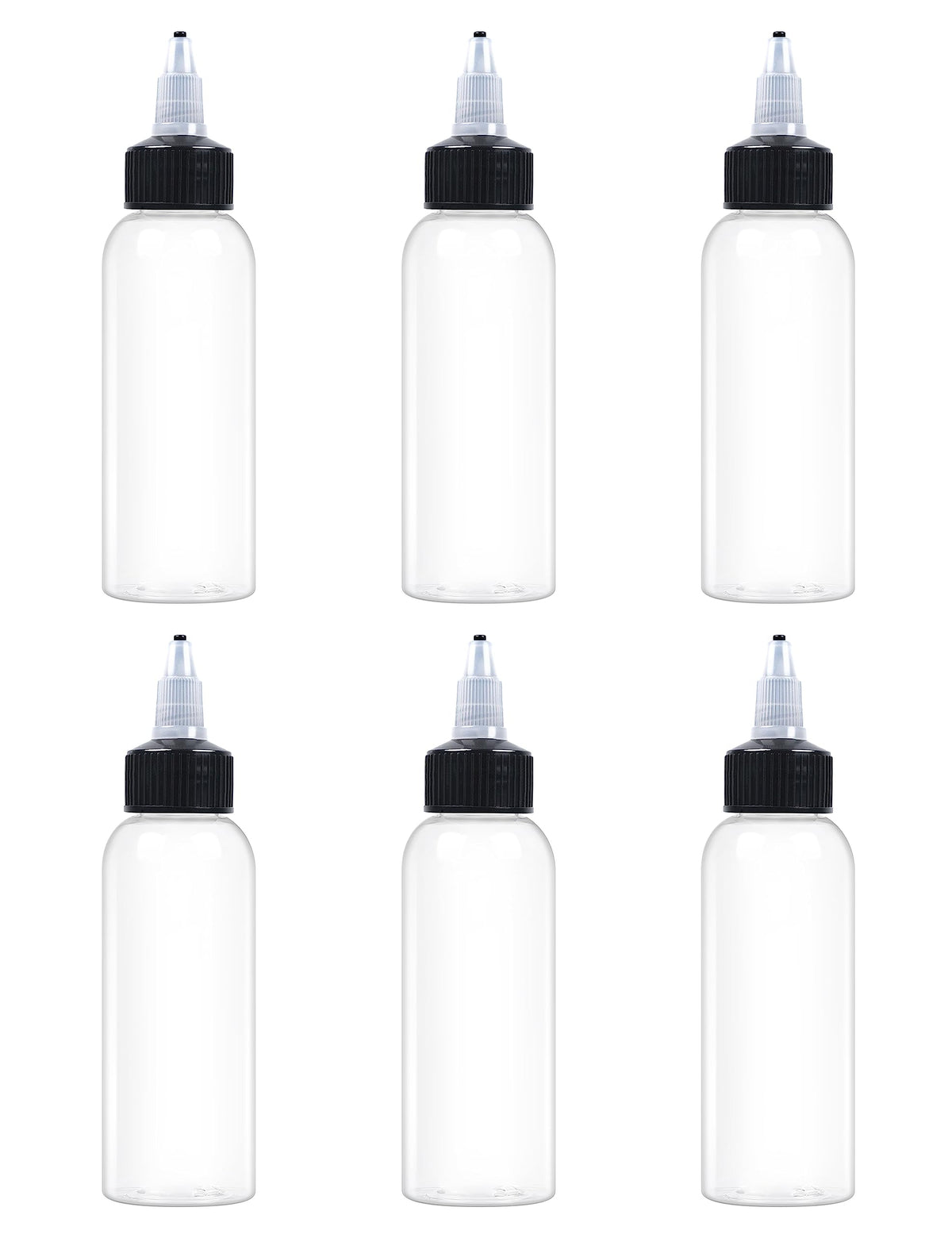 EOSAU bouteilles doseuses 2 oz avec bouchon à vis pour doser les sauces.
