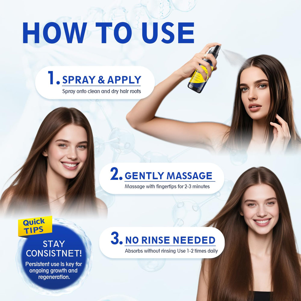  Emballage soigné Eozier Minoxidil, duo-pack pratique