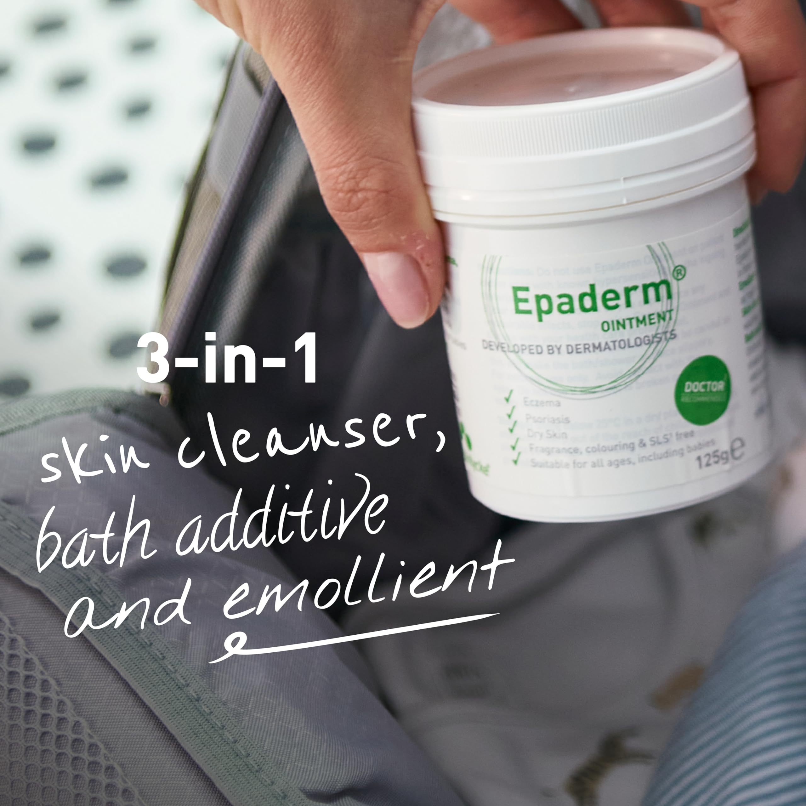 Epaderm 125 g pommade — avant/après peau, rétention d humidité