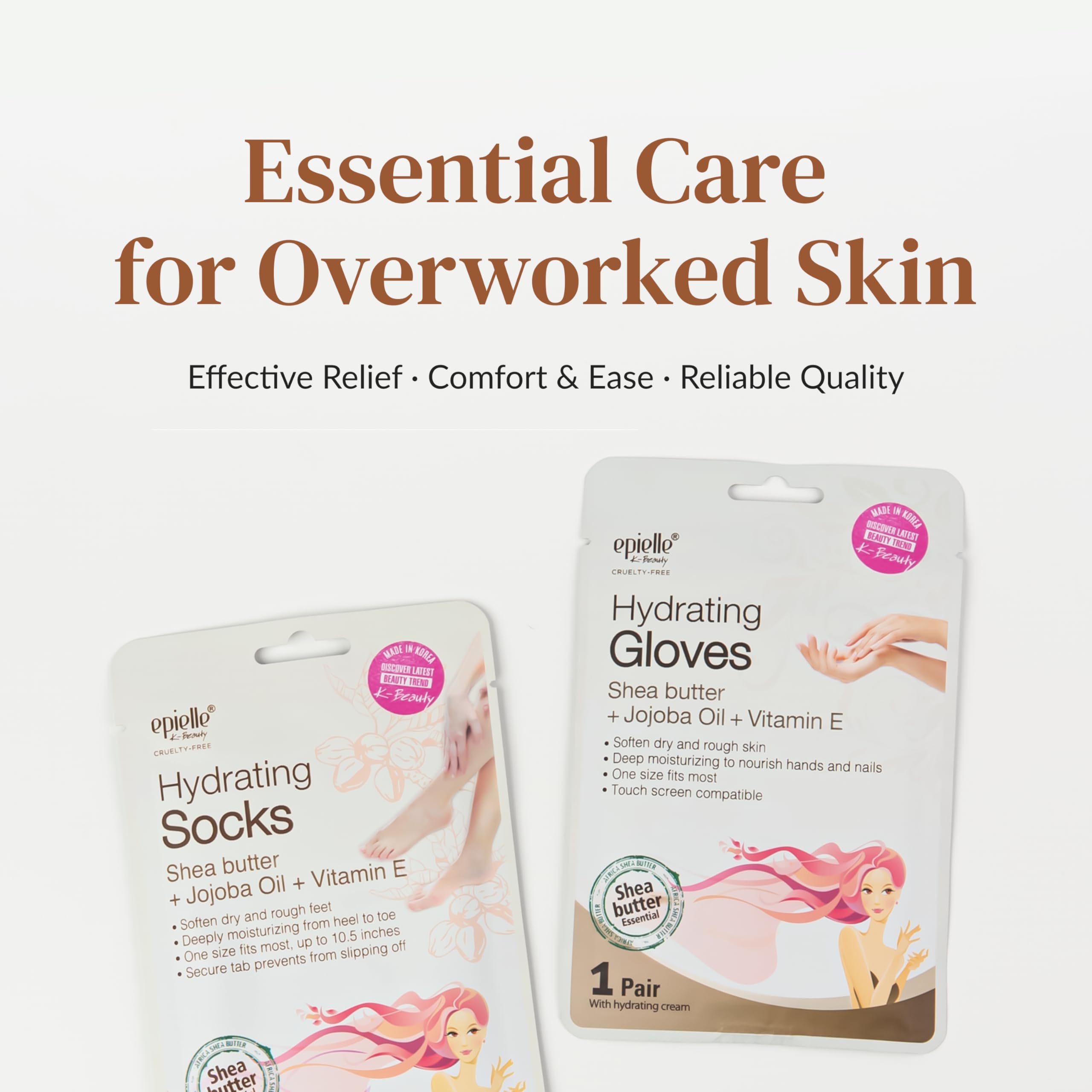 Coffret cadeau bien-être Epielle pour pieds et relaxation