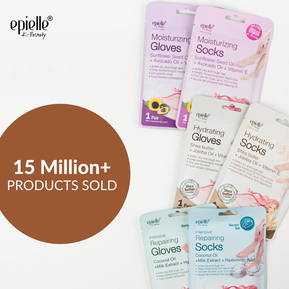 Epielle gants hydratants pour les mains – application confortable.
