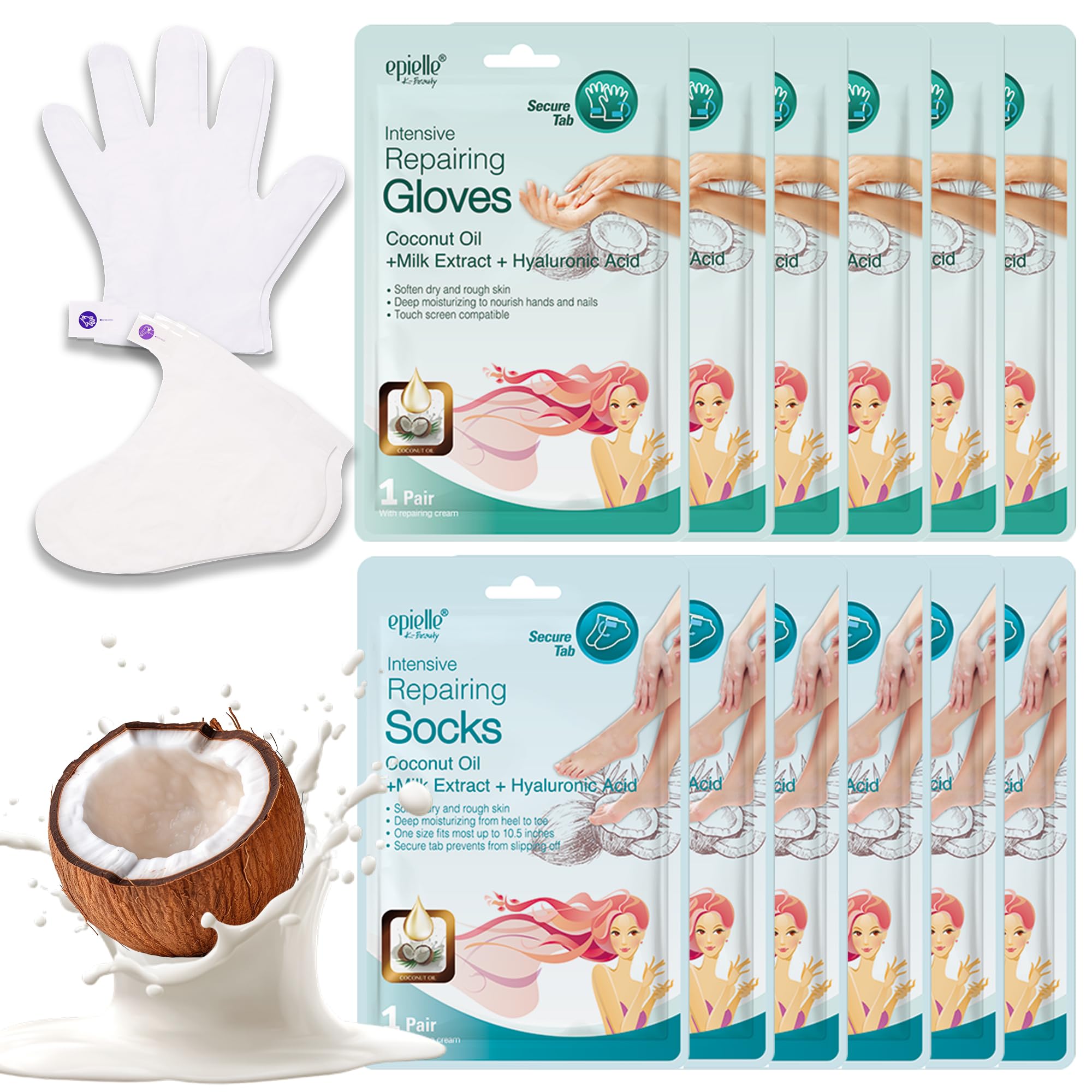 Epielle gants mains hydratants pour hydrater en profondeur.