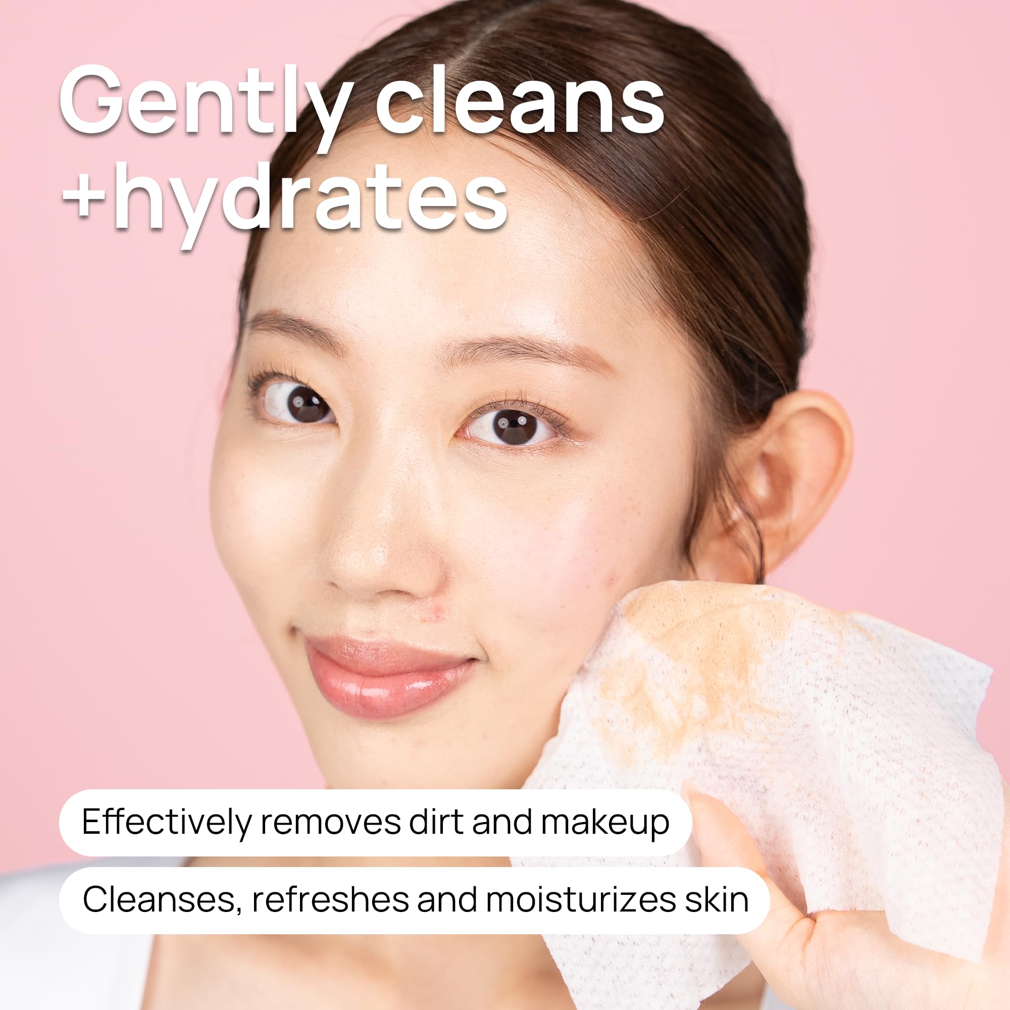Lingettes Epielle Charbon sans alcool et sans sulfates pour tous types de peau