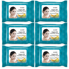 Lingettes Epielle argan, vue générale du paquet, pour nettoyer maquillage et impuretés.