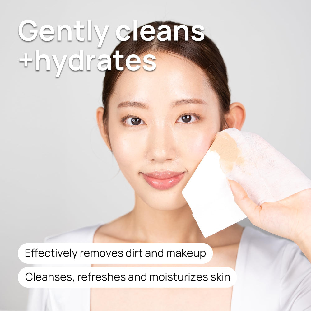 Lingettes Epielle vitamine C revitalisantes pour une sensation nette après démaquillage.