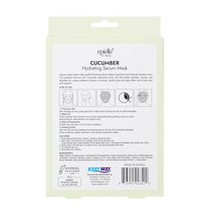 Epielle masque-feuilles-concombre apaisement peau sensible après activité.