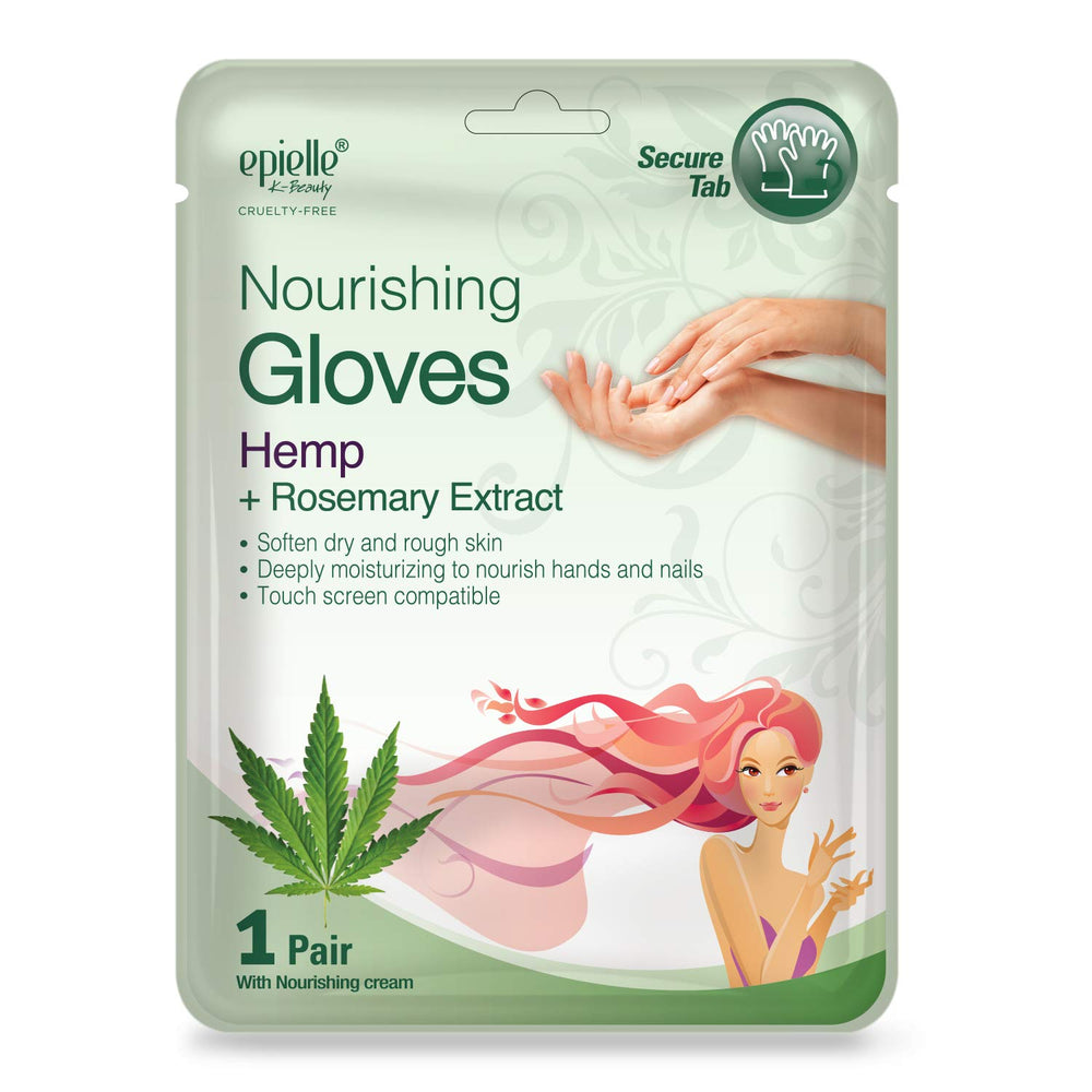 Texture des gants Epielle, hydratation luxueuse et nourrissante.