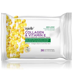 Epielle wipes pack open with towelettes ready for travel