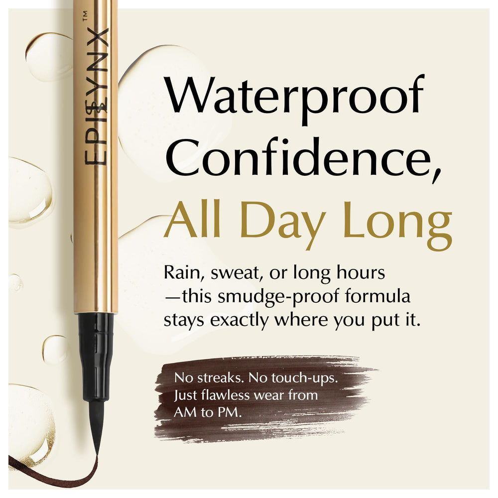 EPILYNX brown shade swatches show warm, natural definition.