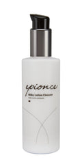 Epionce nettoyant lacté en lotion, bouteille avec pompe, nettoyage facile et doux.