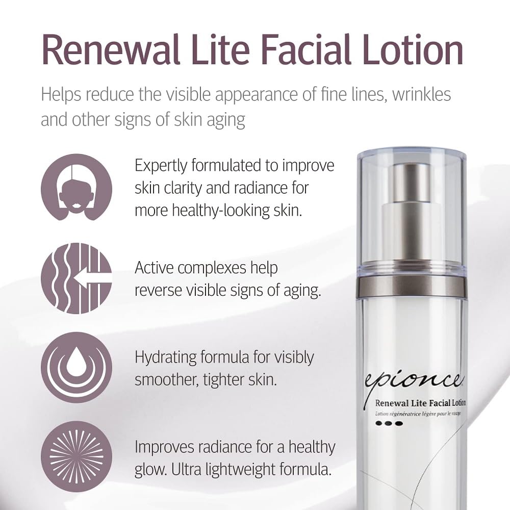 Texture légère d'Epionce Renewal Lite Lotion, absorption rapide