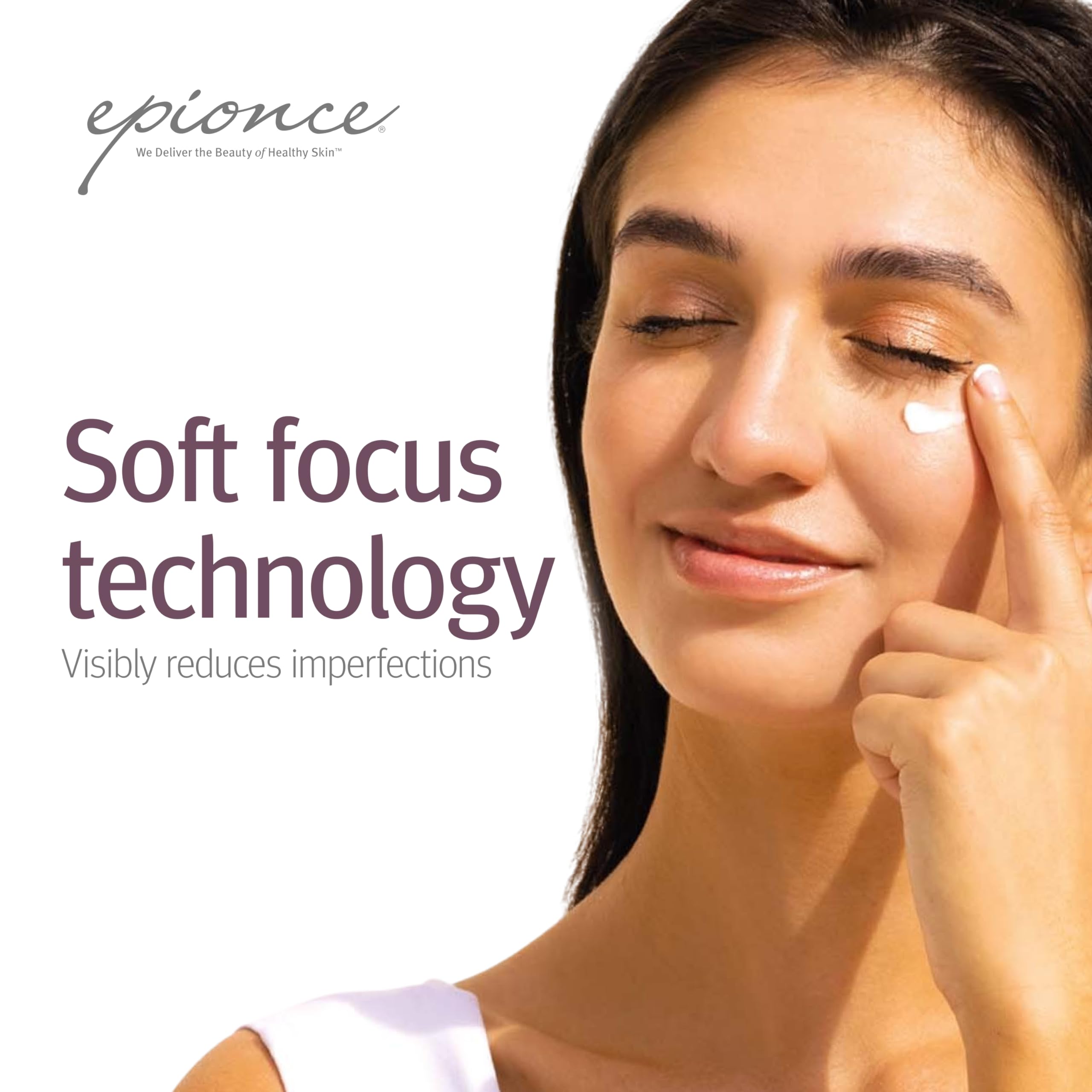 Effet avant-après Renewal Eye Cream Epionce, regard plus lumineux.
