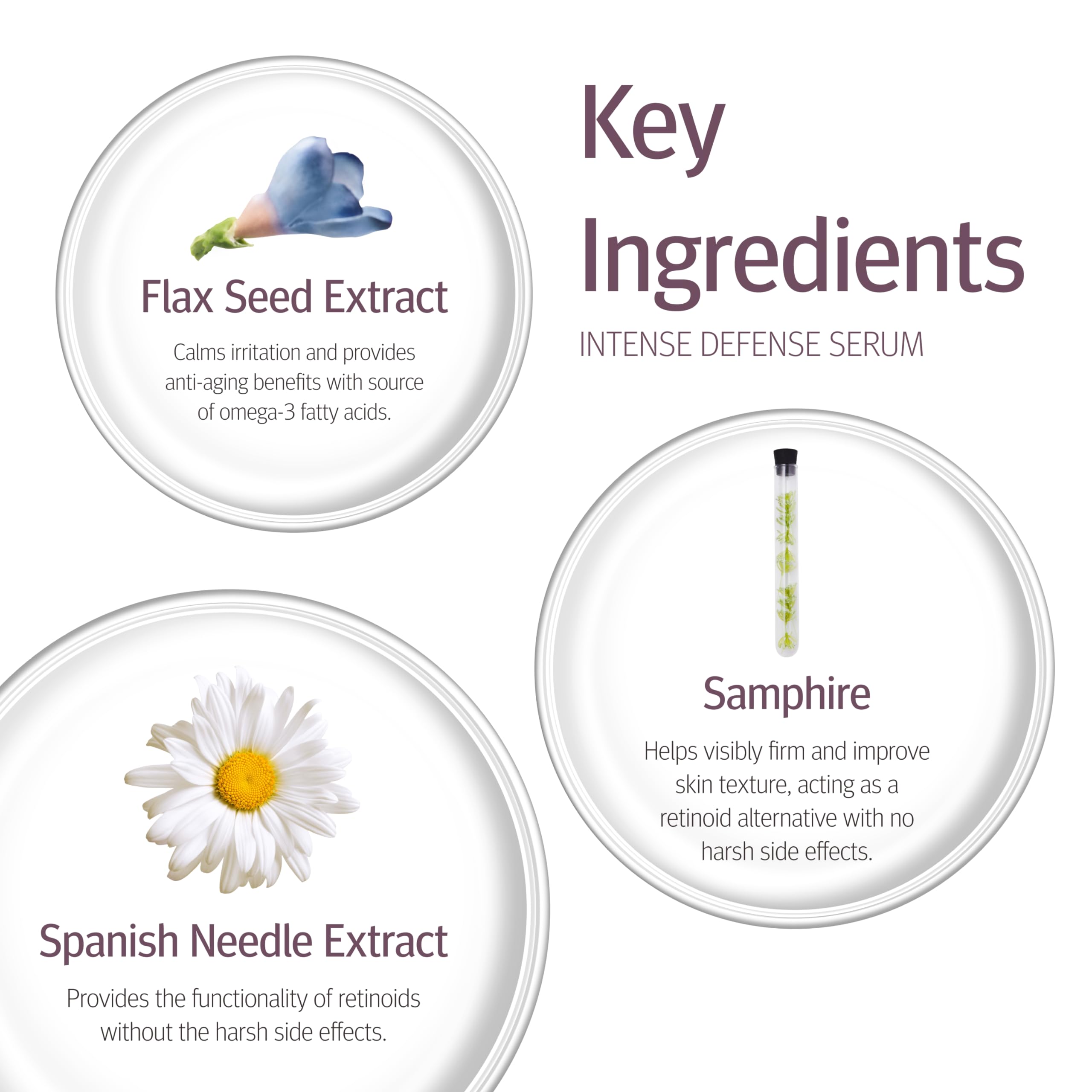Texture sérum Epionce Defense Intense et absorption rapide.