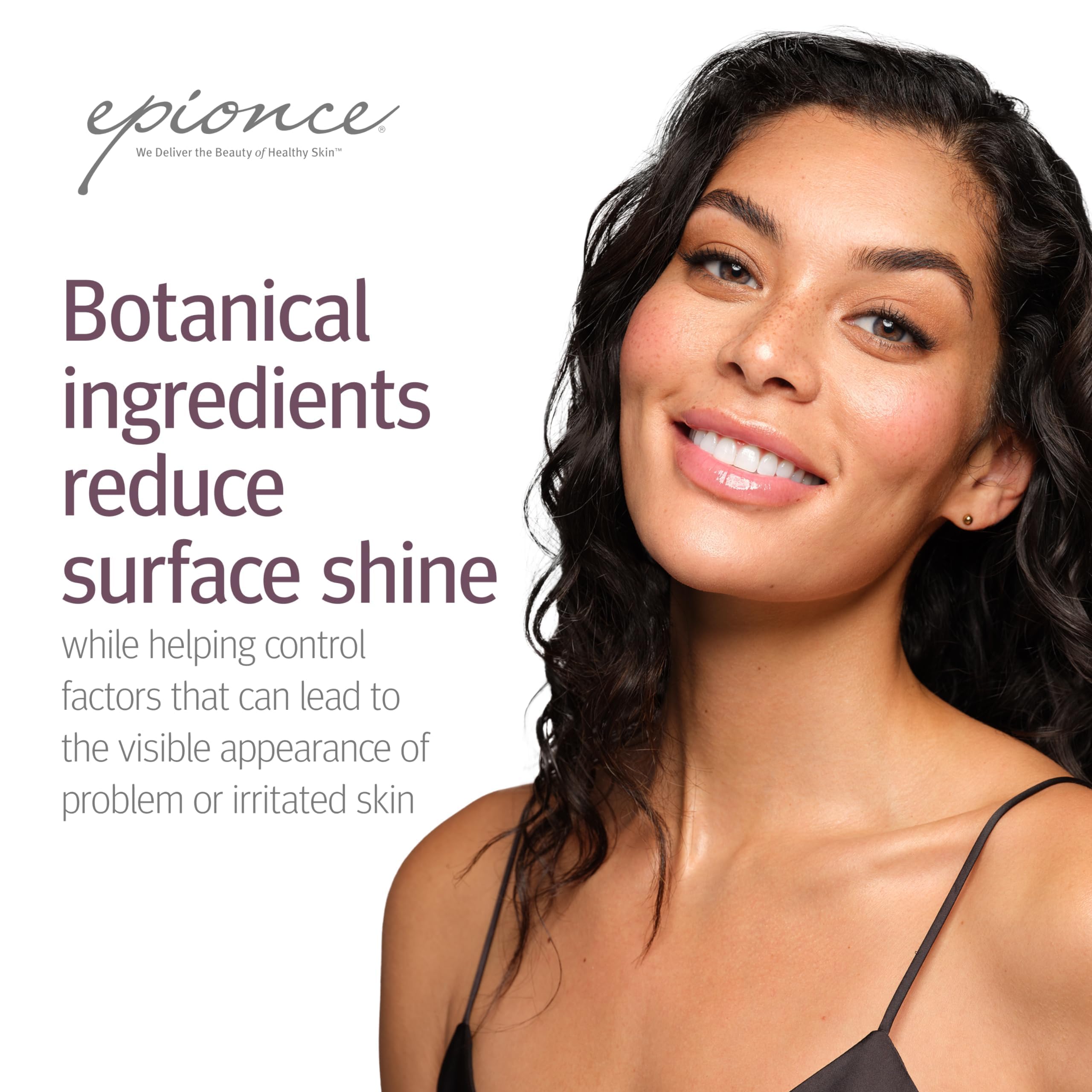 Epionce Tonique Purifiant utilisation sur le corps pour zones sujettes à l’imperfection.