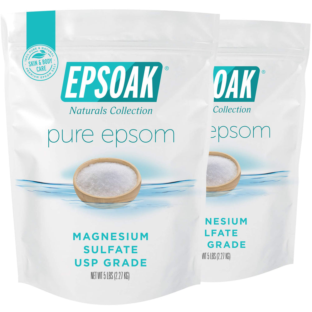 Epsoak sel d'Epsom 10 lb en sachets refermables pour bain et spa