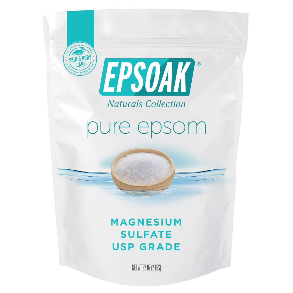 Epsoak Epsom : sac refermable de 2 L, pratique pour rangement et dosage faciles.