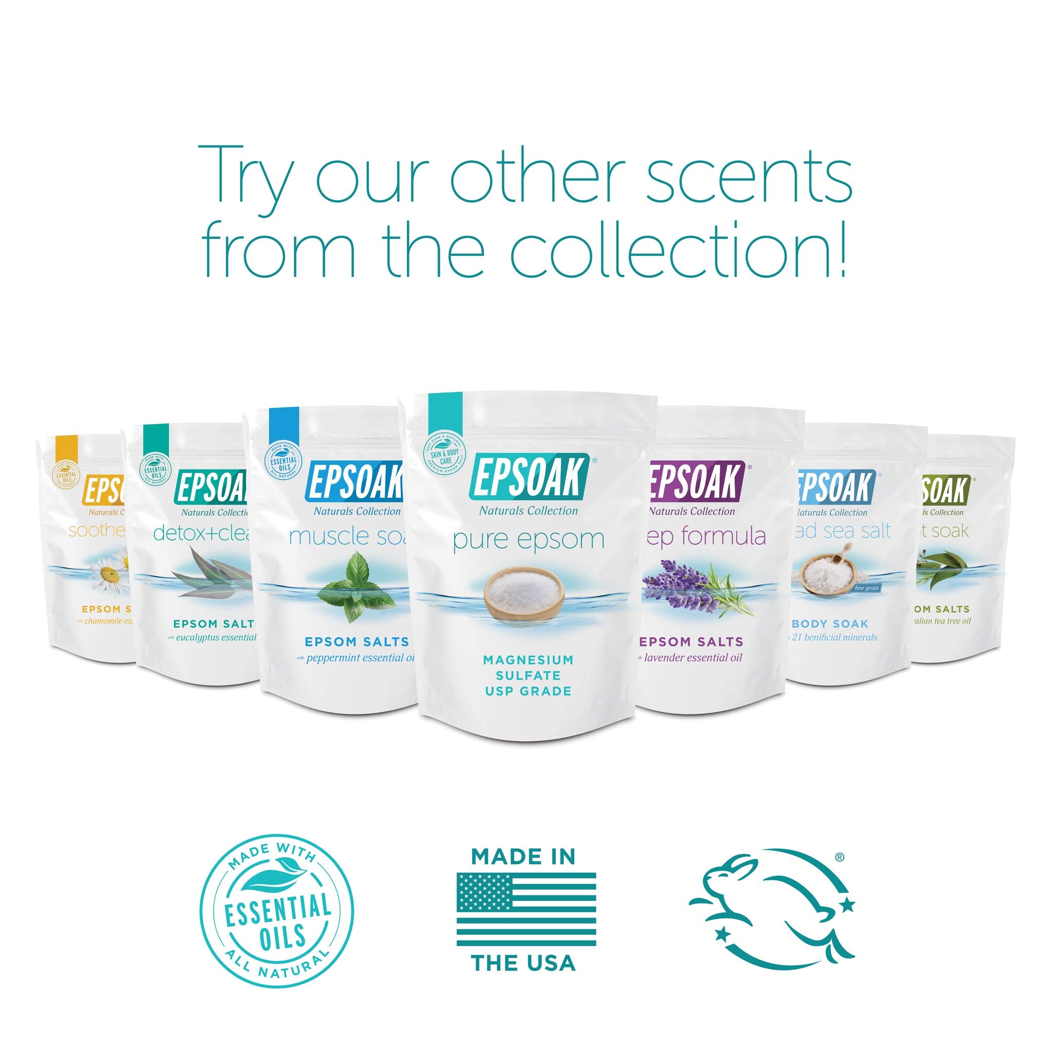 Epsoak Epsom: soin cheveux et peau pour nettoyage en profondeur et douceur.