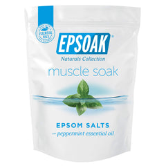 Epsoak Sels d'Epsom dans la boîte, prêt pour un bain relaxant.