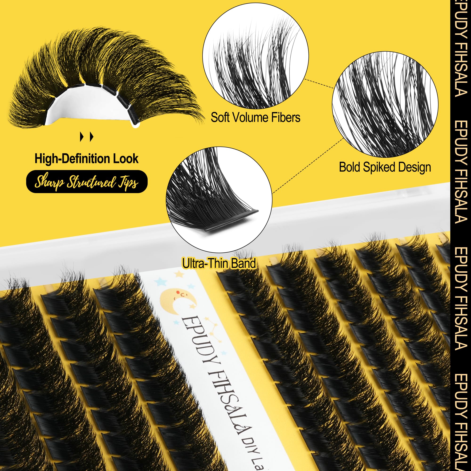 EPUDY FIHSALA longueurs 10-18mm — customization DIY pour divers looks