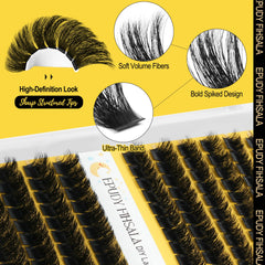 EPUDY FIHSALA longueurs 10-18mm — customization DIY pour divers looks