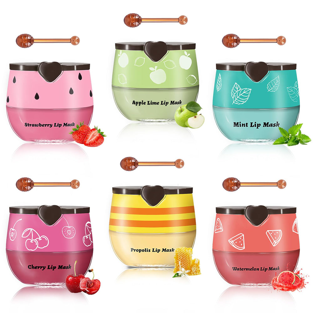 Eqimznv baume lèvres abeille pot miel : hydratation naturelle pour lèvres sensibles.