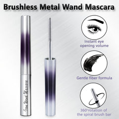 Eqimznv Mascara définitions des cils sans paquets pour un regard net.