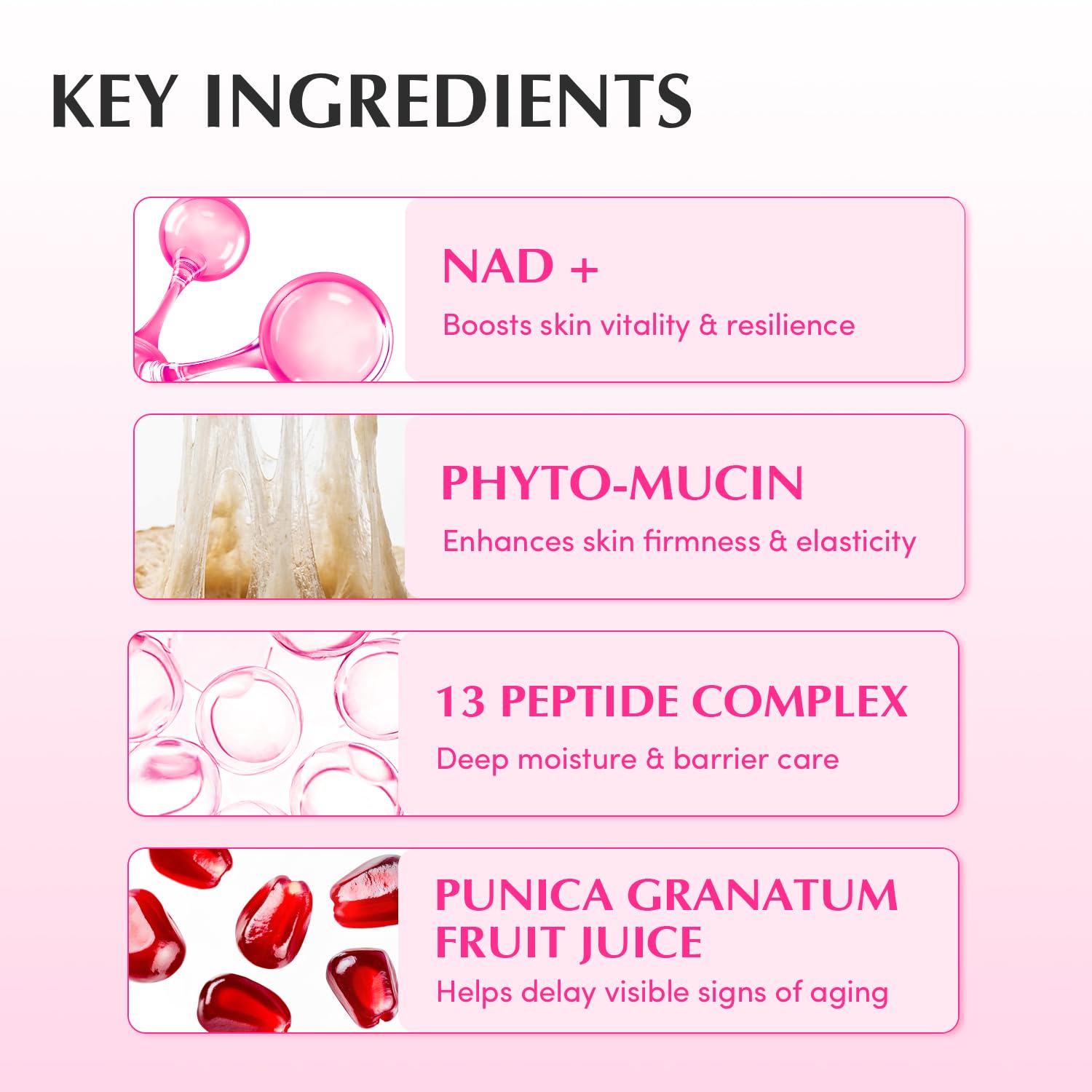 EQQUALBERRY Nad+ Peptide crème, lutte contre les signes précoces : peau plus ferme.