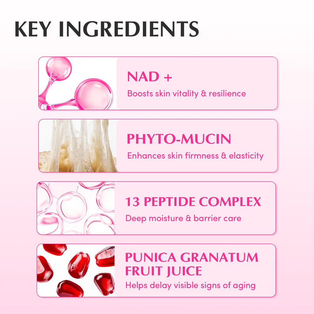 EQQUALBERRY Nad+ Peptide crème, lutte contre les signes précoces : peau plus ferme.