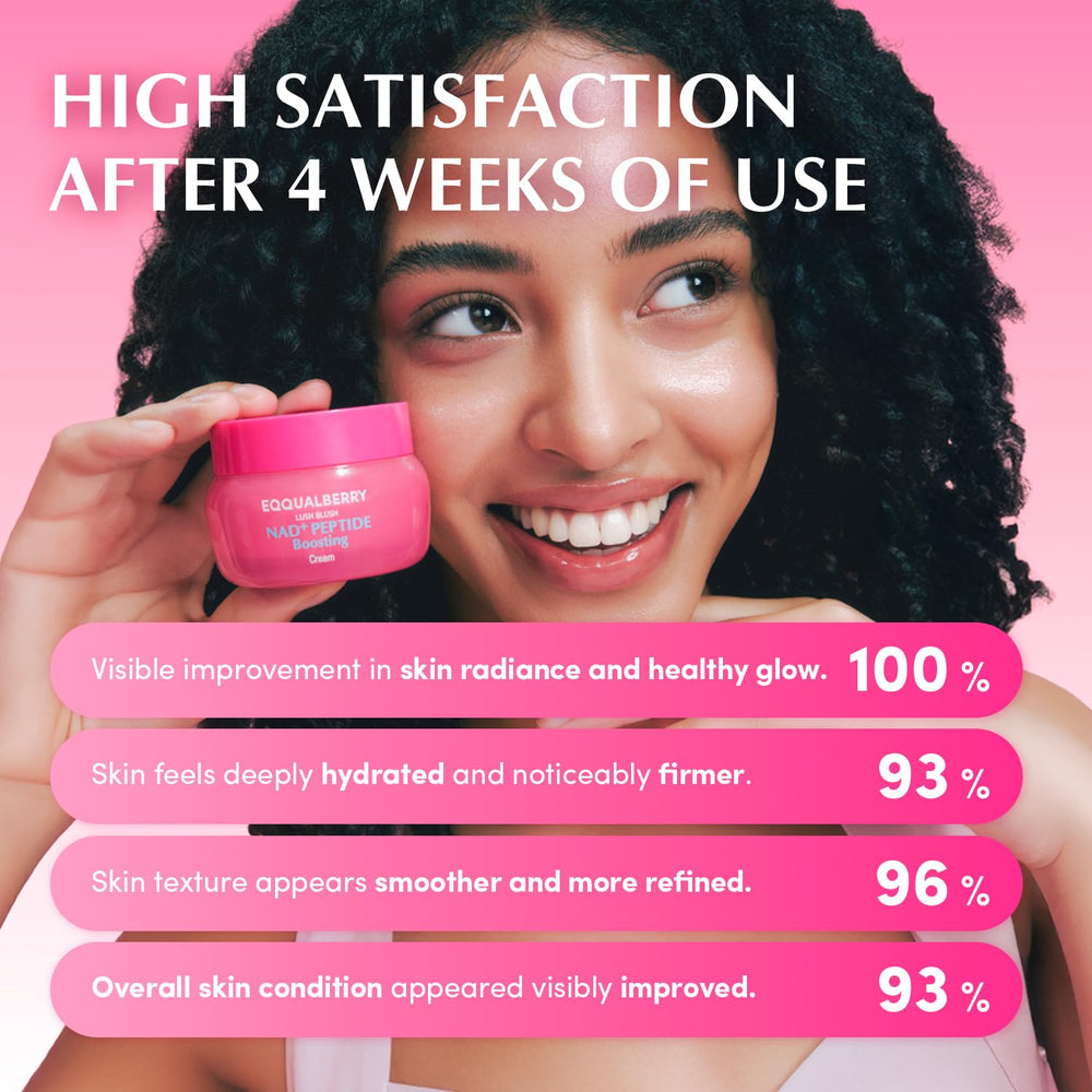 EQQUALBERRY Nad+ Peptide crème, anti-âge doux : stimule l'élasticité et le tonus.