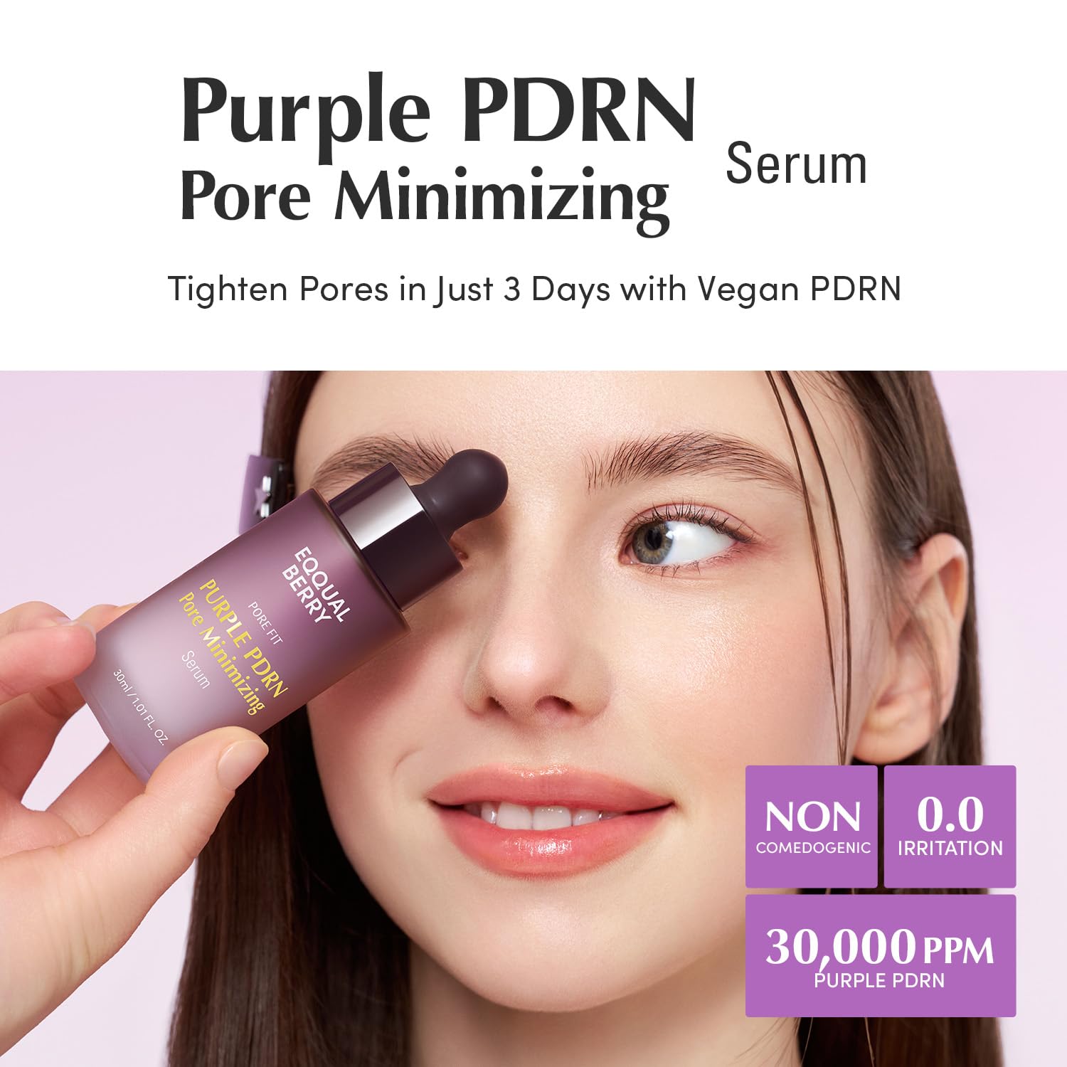 Riz violet et antioxydants pour nourrir et tonifier la peau.