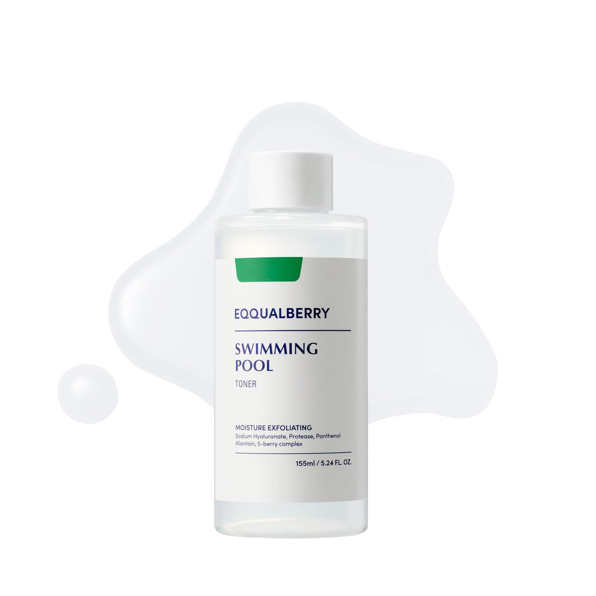 EQQUALBERRY tonique-coréen en bouteille, exfolie en douceur sans irritation.