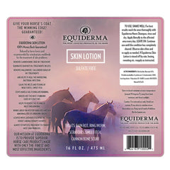 Application sans rinçage sur zone sensible avec EQUIDERMA peau cheval.