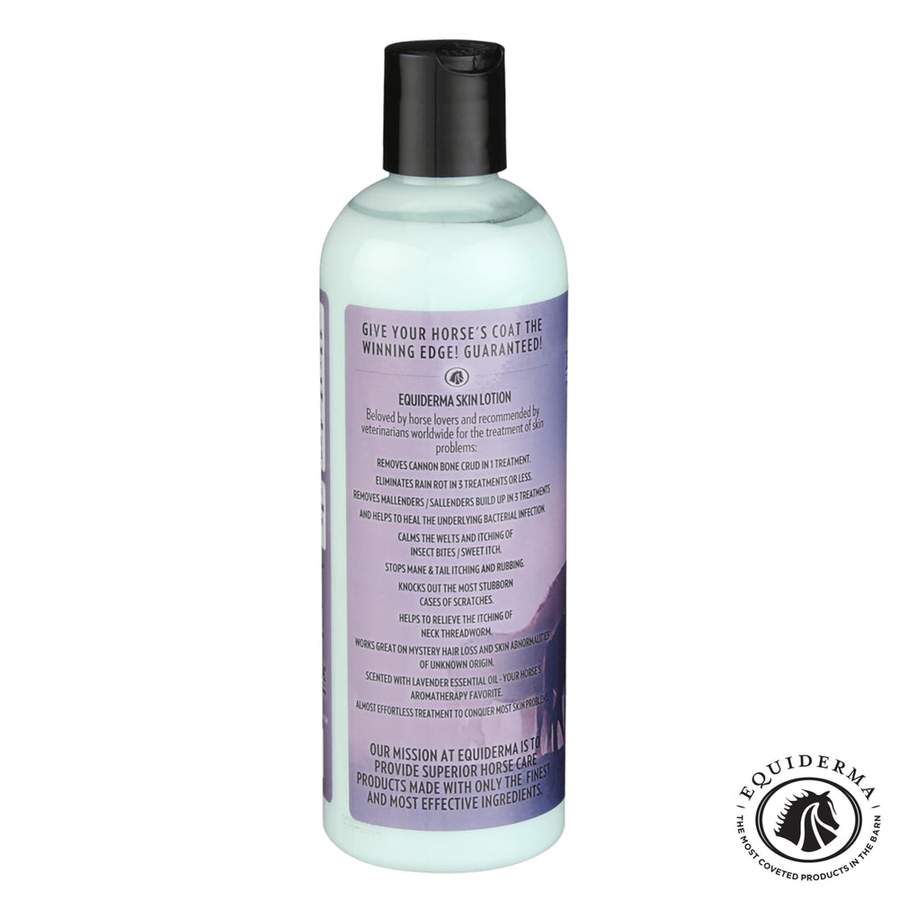 Zone midline irritée traitée avec la lotion EQUIDERMA.