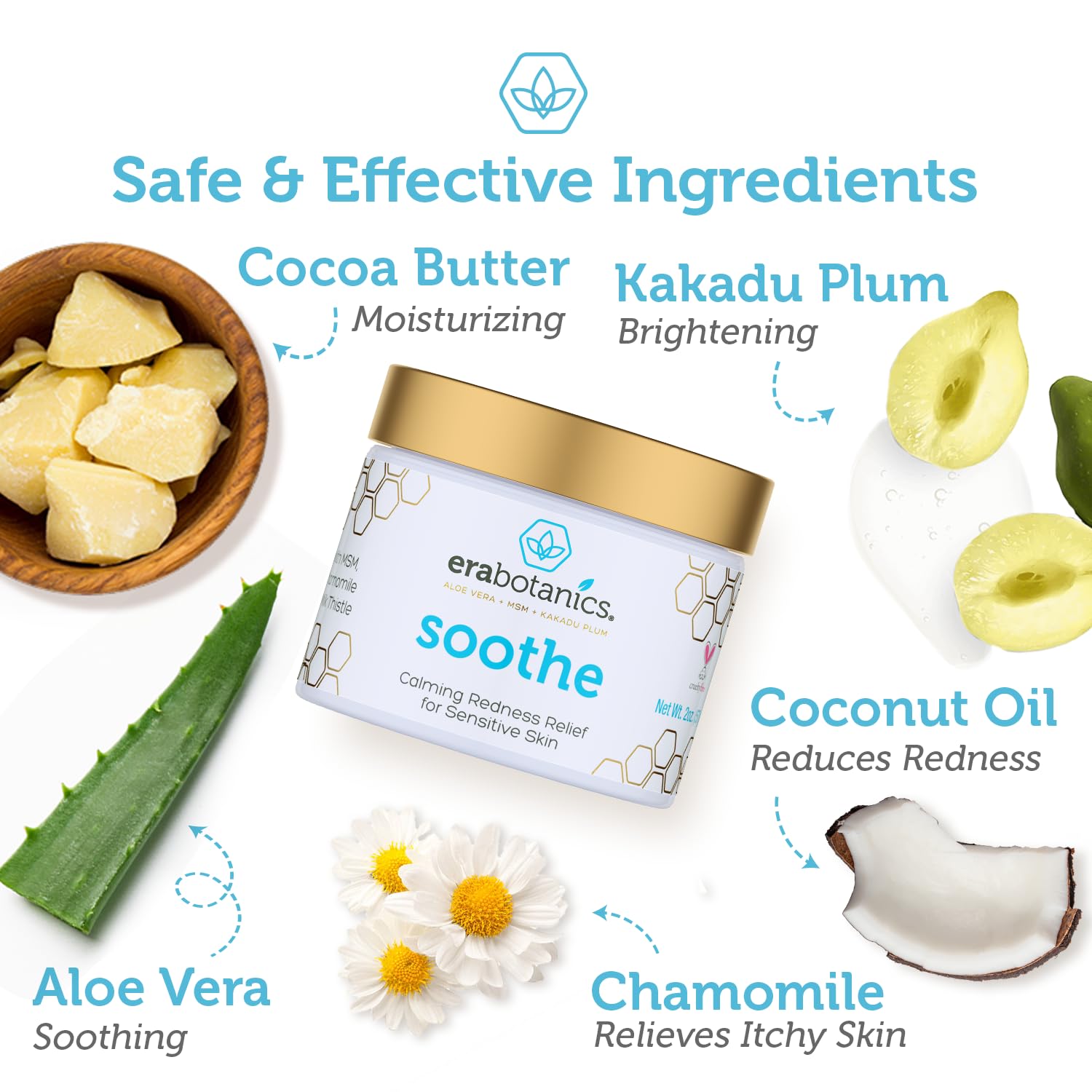 Texture soyeuse Era Organics, hydratation sans gras pour routine quotidienne.