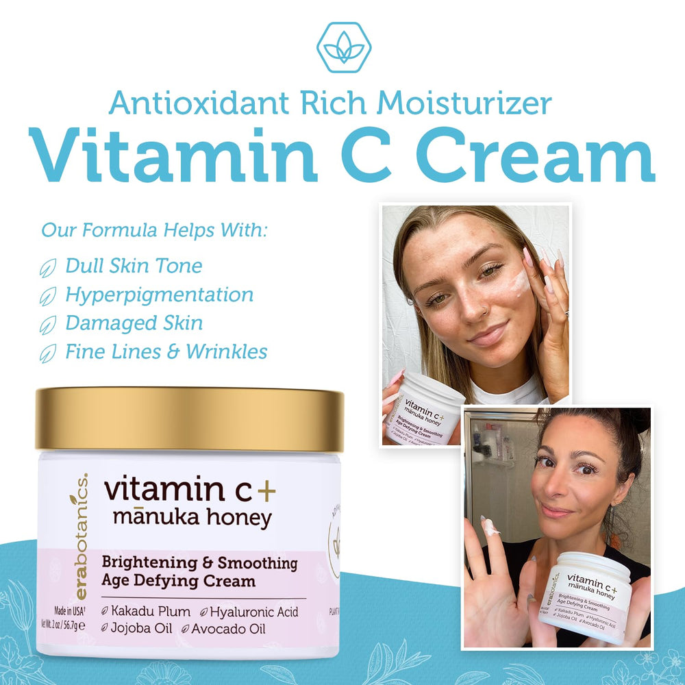 Era Organics Crème Visage Hydratation Longue Durée: peau repulpée et confort toute la journée.