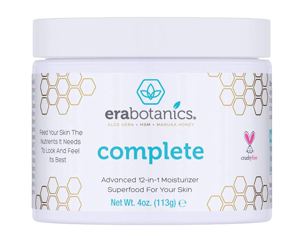 Era Organics Crème Visage Manuka Honey en bouteille : soin nourrissant pour peau équilibrée.