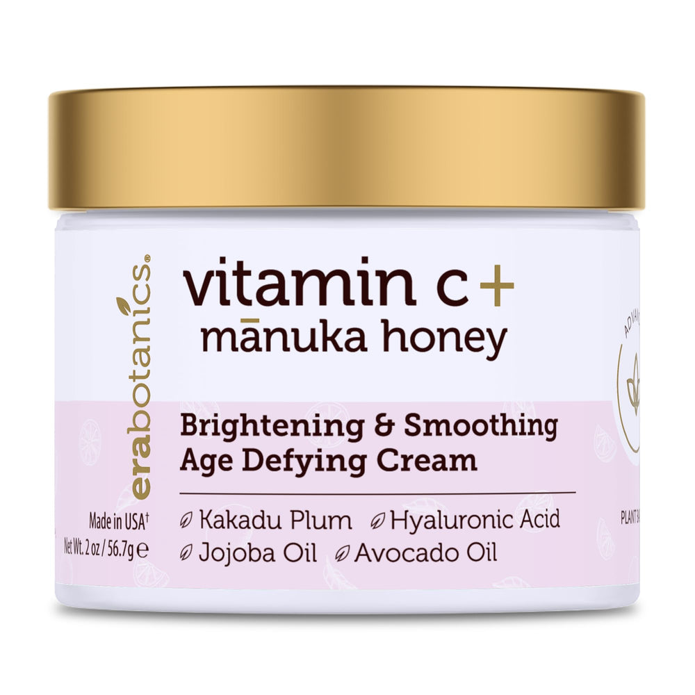 Era Organics Crème Visage Vitamine C Jojoba: texture légère et hydratation durable.