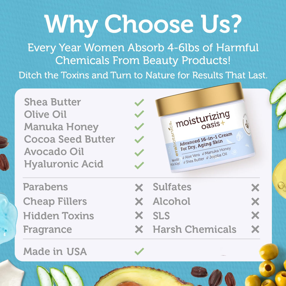 Huiles Avocat-Jojoba-Olive, nourrissent en profondeur avec Era Organics.