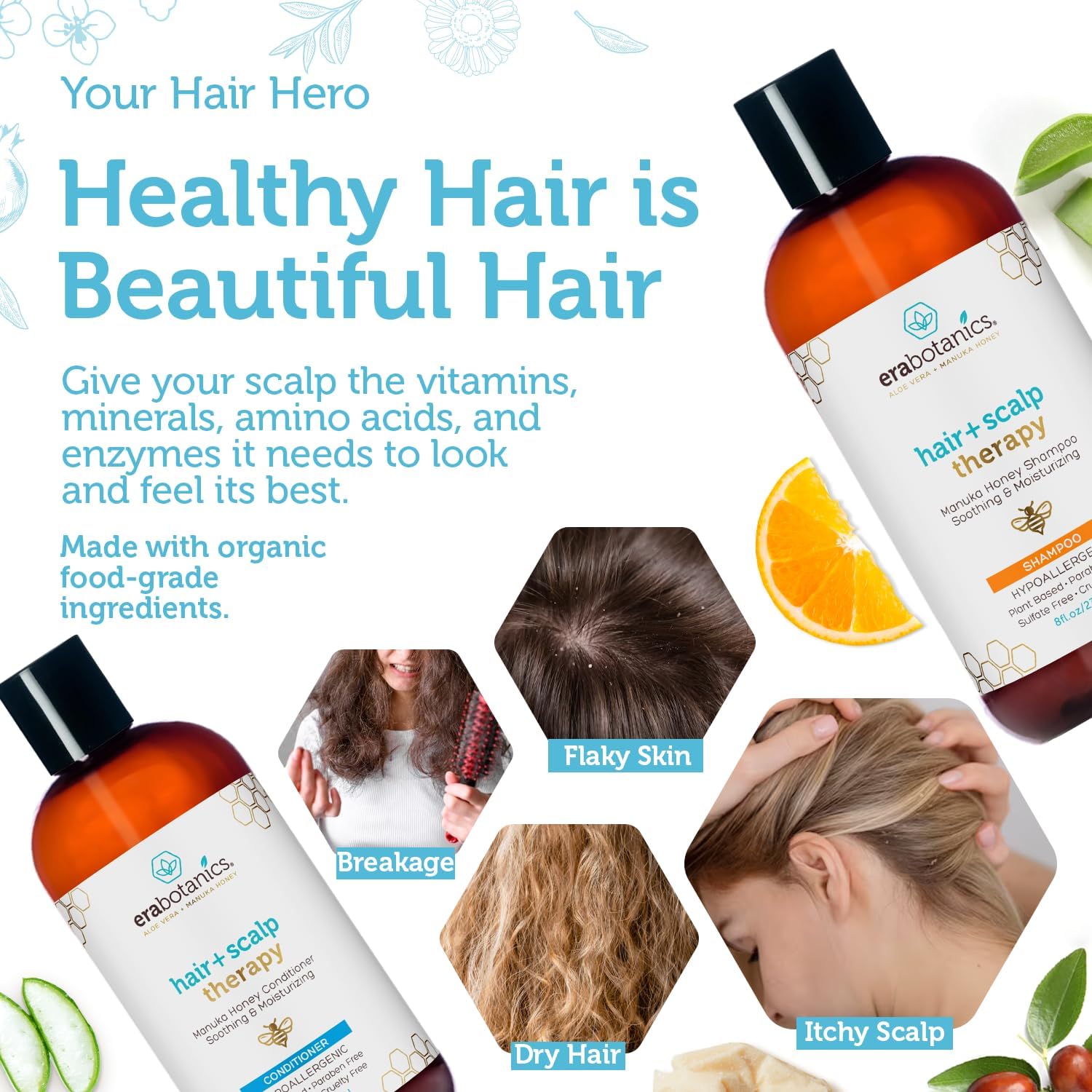 Mousse légère du Shampoing Manuka Honey pour nettoyer sans agresser