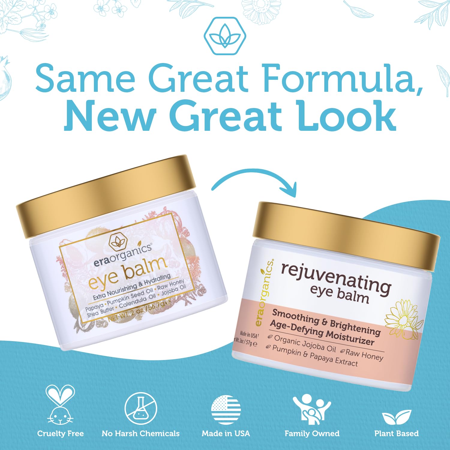 Routine soin yeux nocturne Era Organics, fraîcheur au réveil.